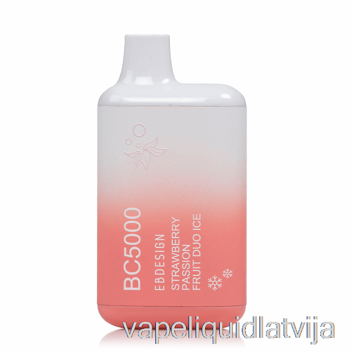 Bc5000 Vienreizējās Lietošanas Zemeņu Marakujas Duo Ice Vape šķidrums